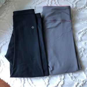 Set of reversible Lululemon wunder unders